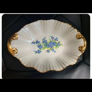 Holley Ross China 22K Gold  Ruffle Bowl